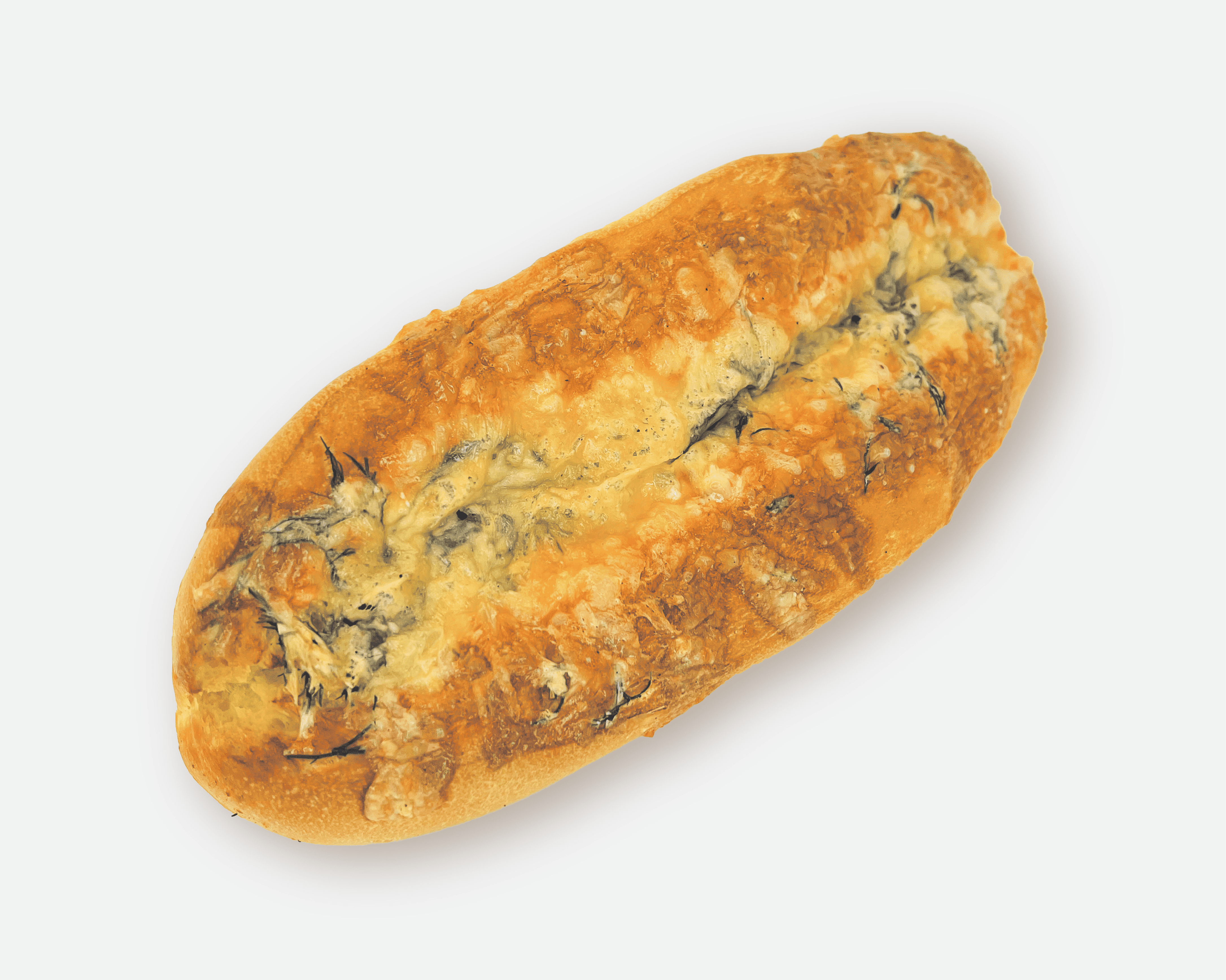 Багет «Лодочка» с сыром,  чесноком и укропом